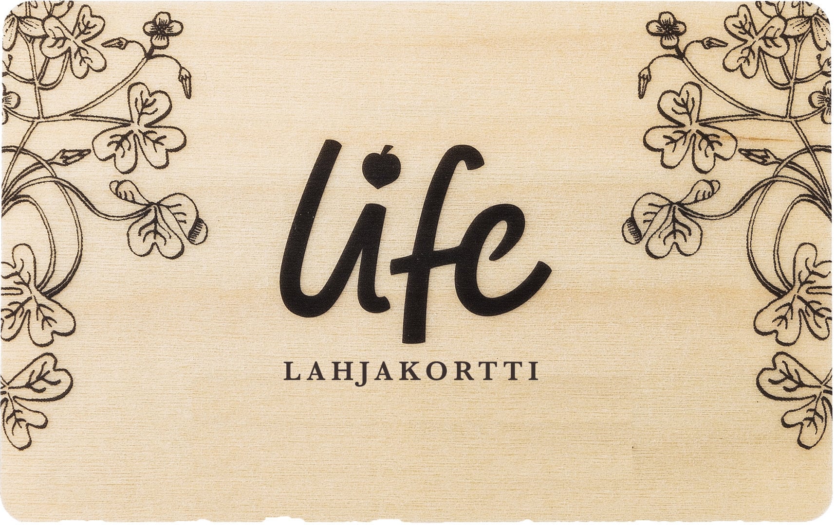 Lahjakortti Life-myymälään