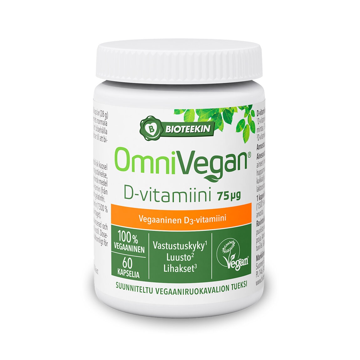 OmniVegan® D-vitamiini 75 μg