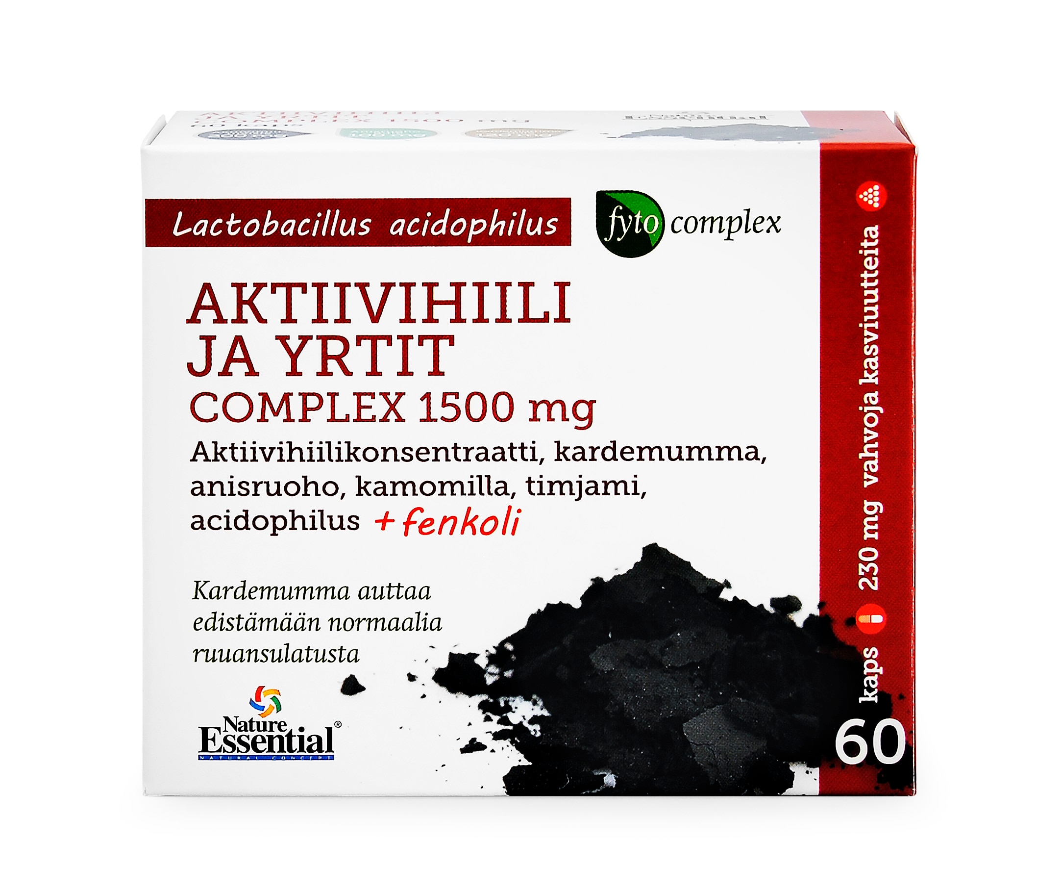 Fytocomplex Aktiivihiili ja yrtit Comp 1500 mg