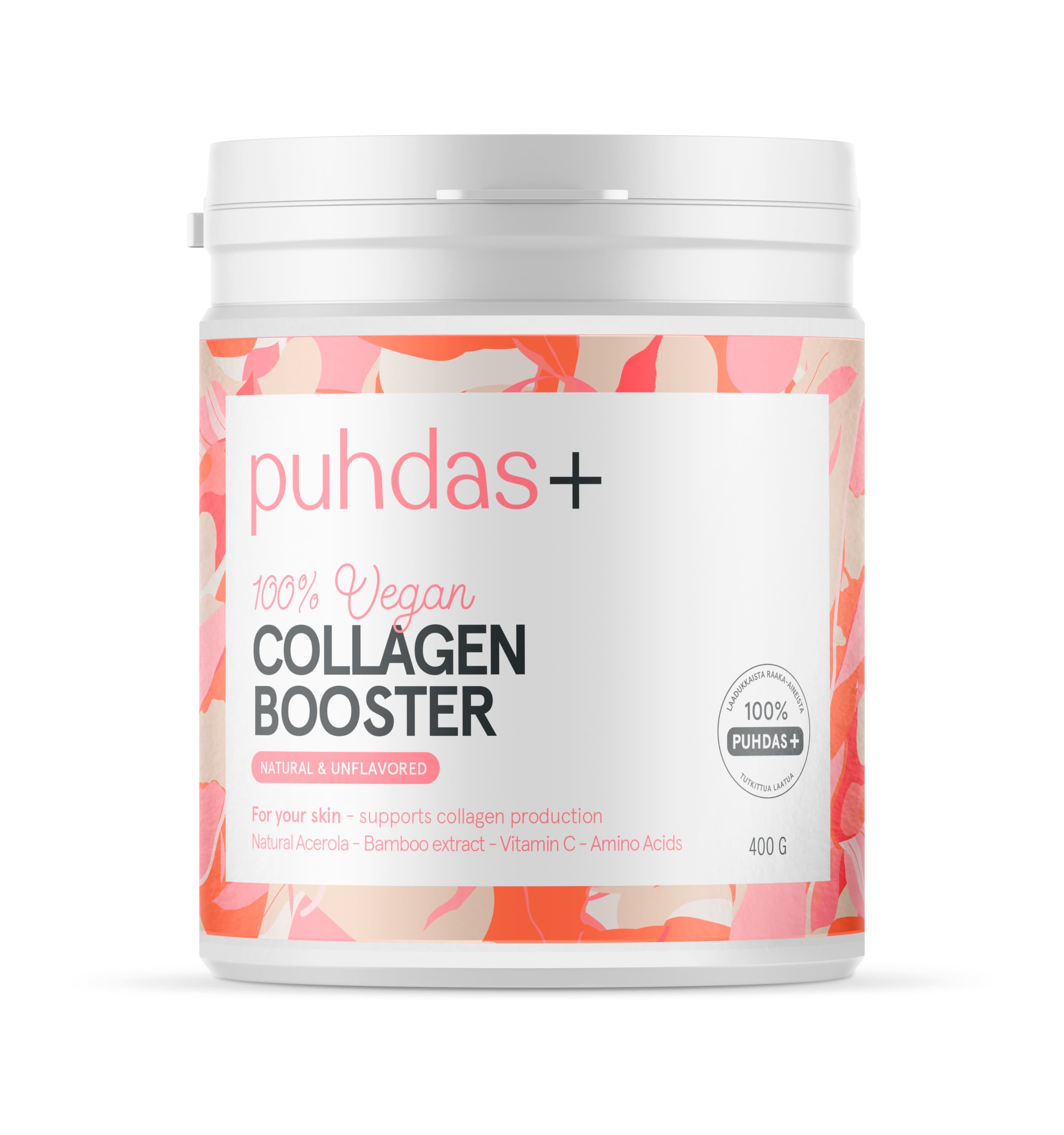 Puhdas+ Collagen Booster 100 % Vegan Natural