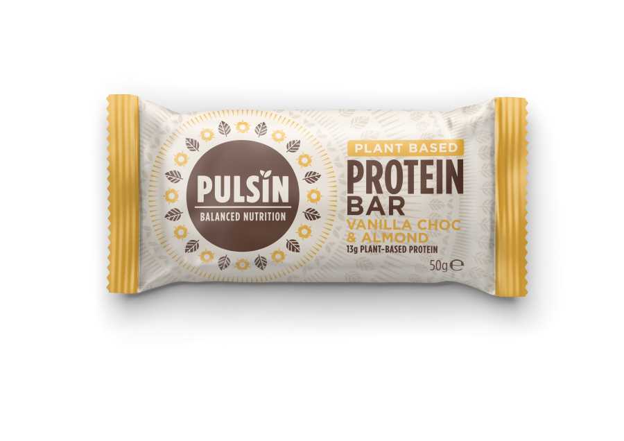 Pulsin Vaniljasuklaa & manteli, proteiinipatukka