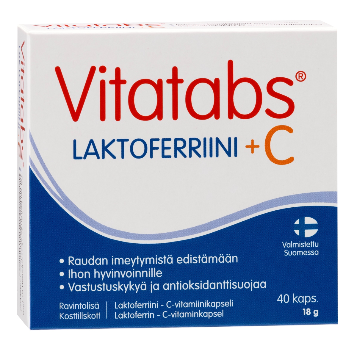 Vitatabs Laktoferriini + C 40 cap