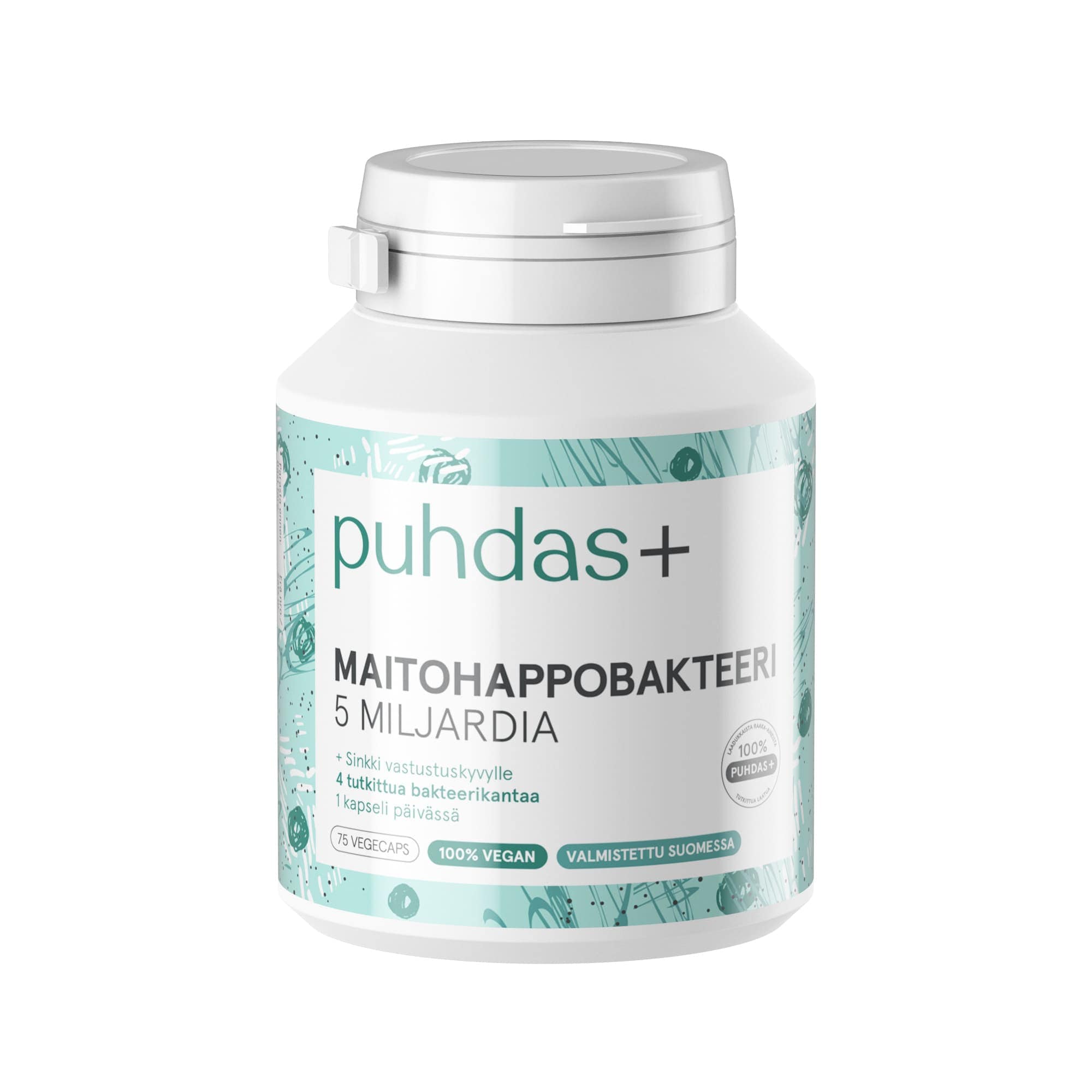 PUHDAS+ MAITOHAPPOBAKTEERI 5 MRD 