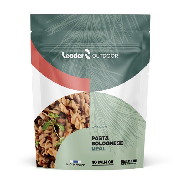 Leader Outdoor retkiruoka Pasta Bolognese (Vähälaktoosinen)