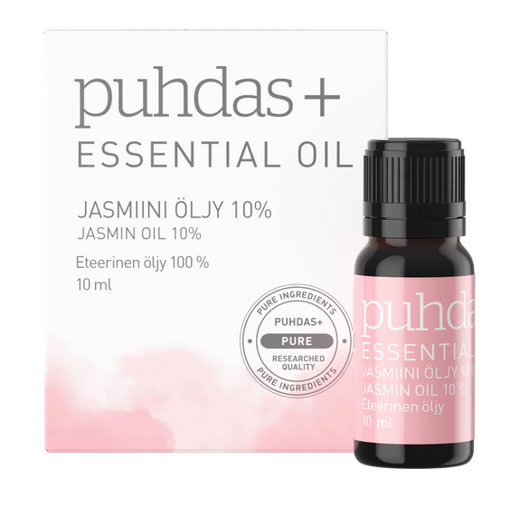 Puhdas+ Premium essential oil, Jasmine 10 % 