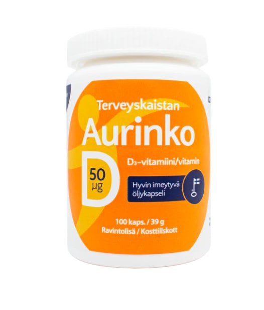 Aurinko D 50 µg