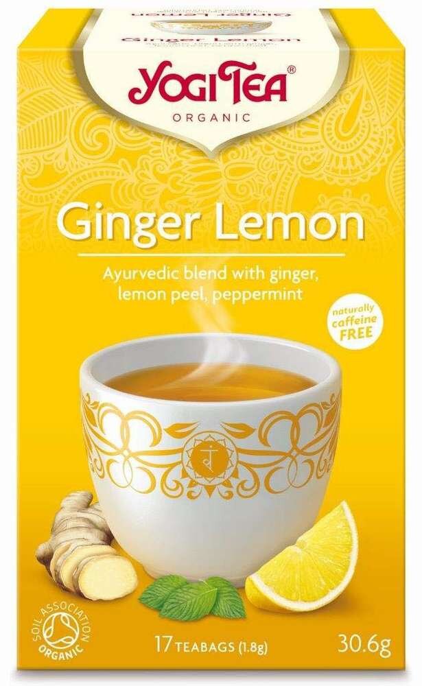 Yogi Tea Ginger Lemon inkivääri-sitruuna tee (L)
