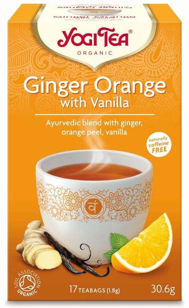 Yogi Tea Ginger Orange with Vanilla tee (L)