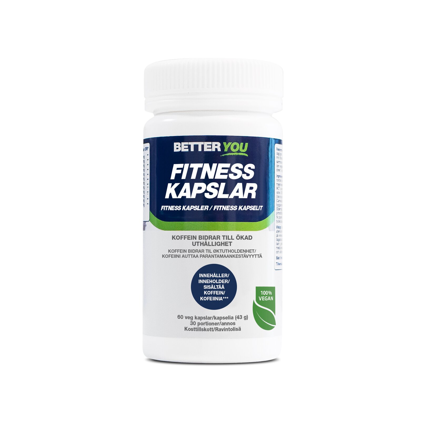 Bette You Fitness-kapselit kofeiinilla