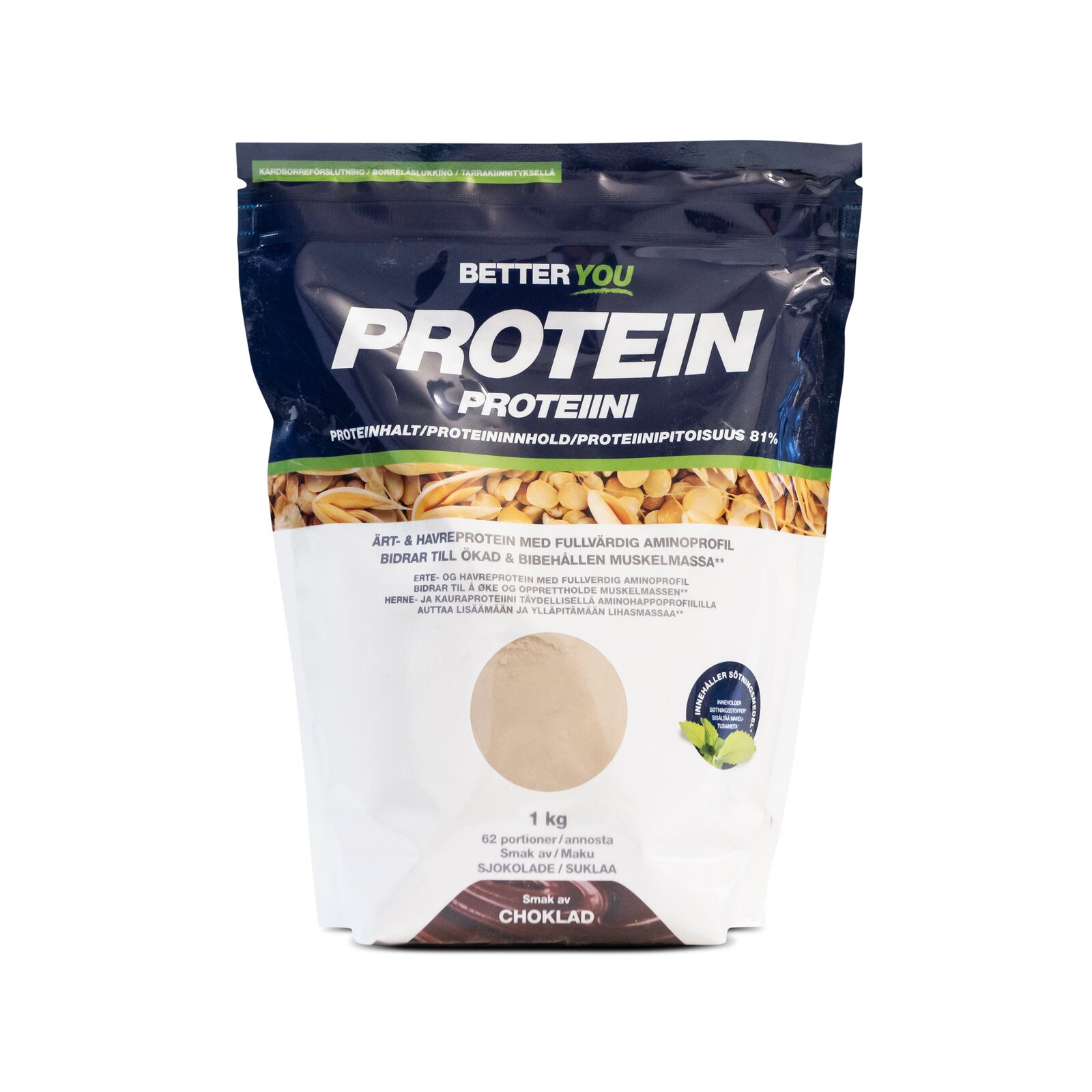 Better You Herneproteiini ja kauraproteiini suklaa