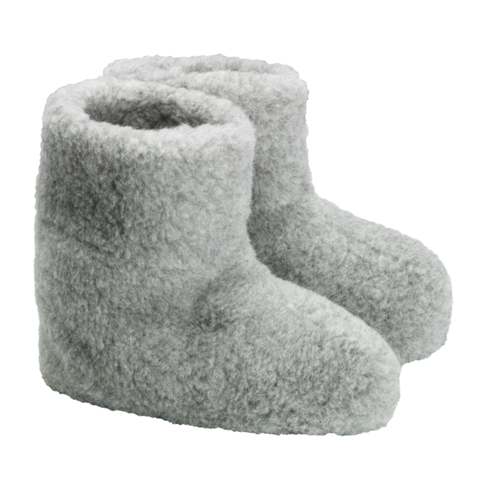 Lampaanvillatossut Booties Special - Harmaa