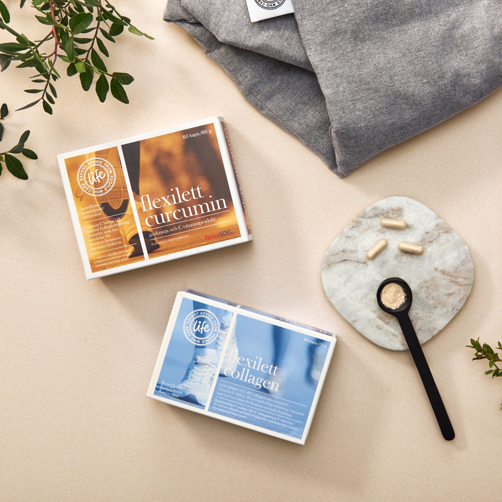 Life Flexilett Collagen Kollageeni-C-vitamiinivalm