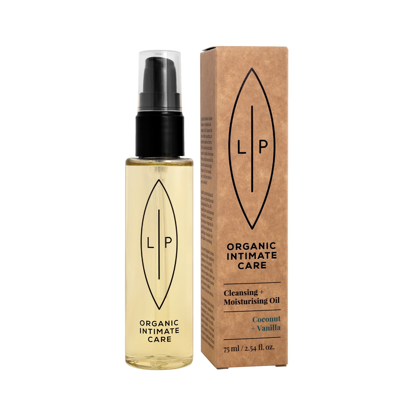Lip Intimate Care Cleansing & Moisturising Oil  - Coconut & Vanilla