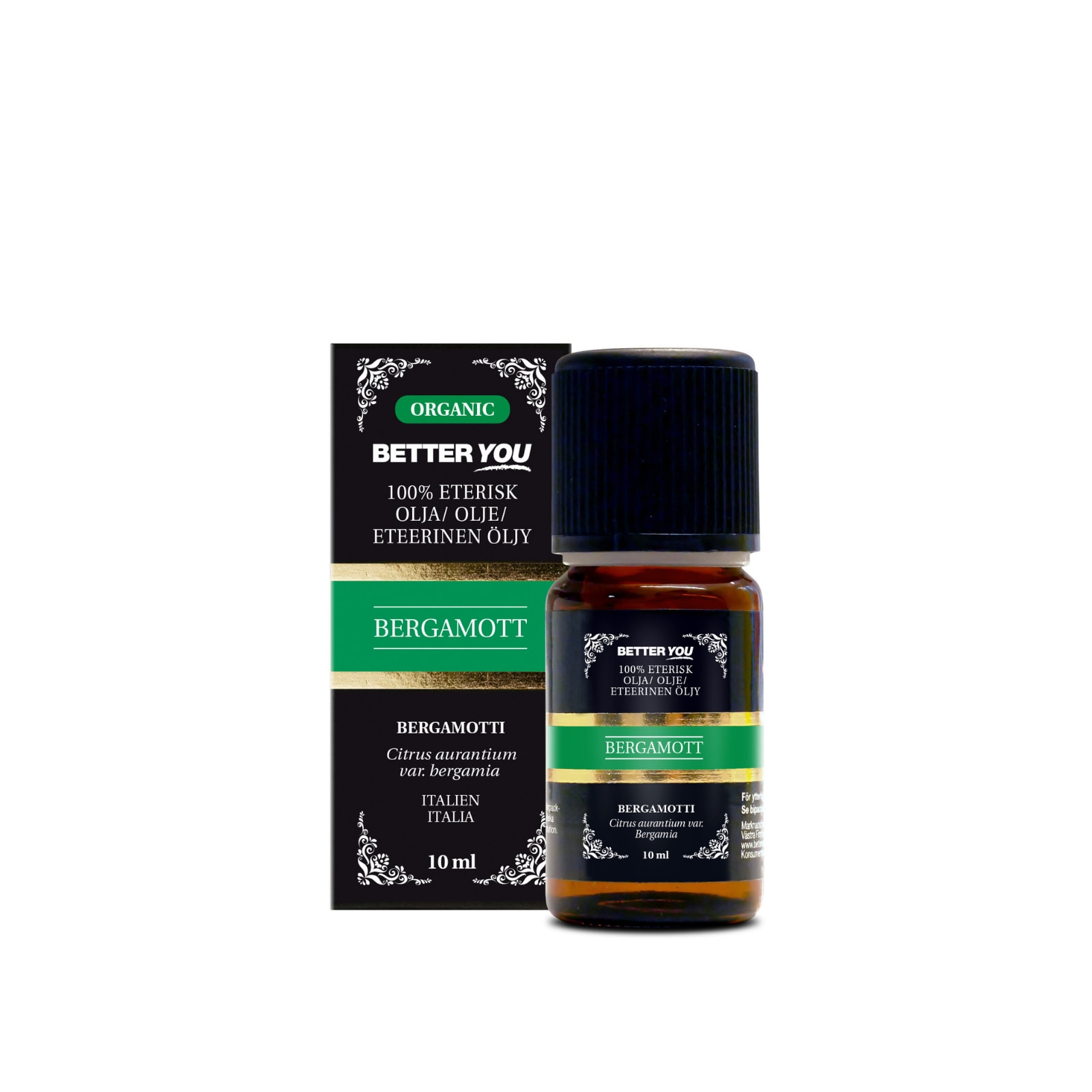Better You Bergamottiöljy EKO Eteerinen - 10 ml