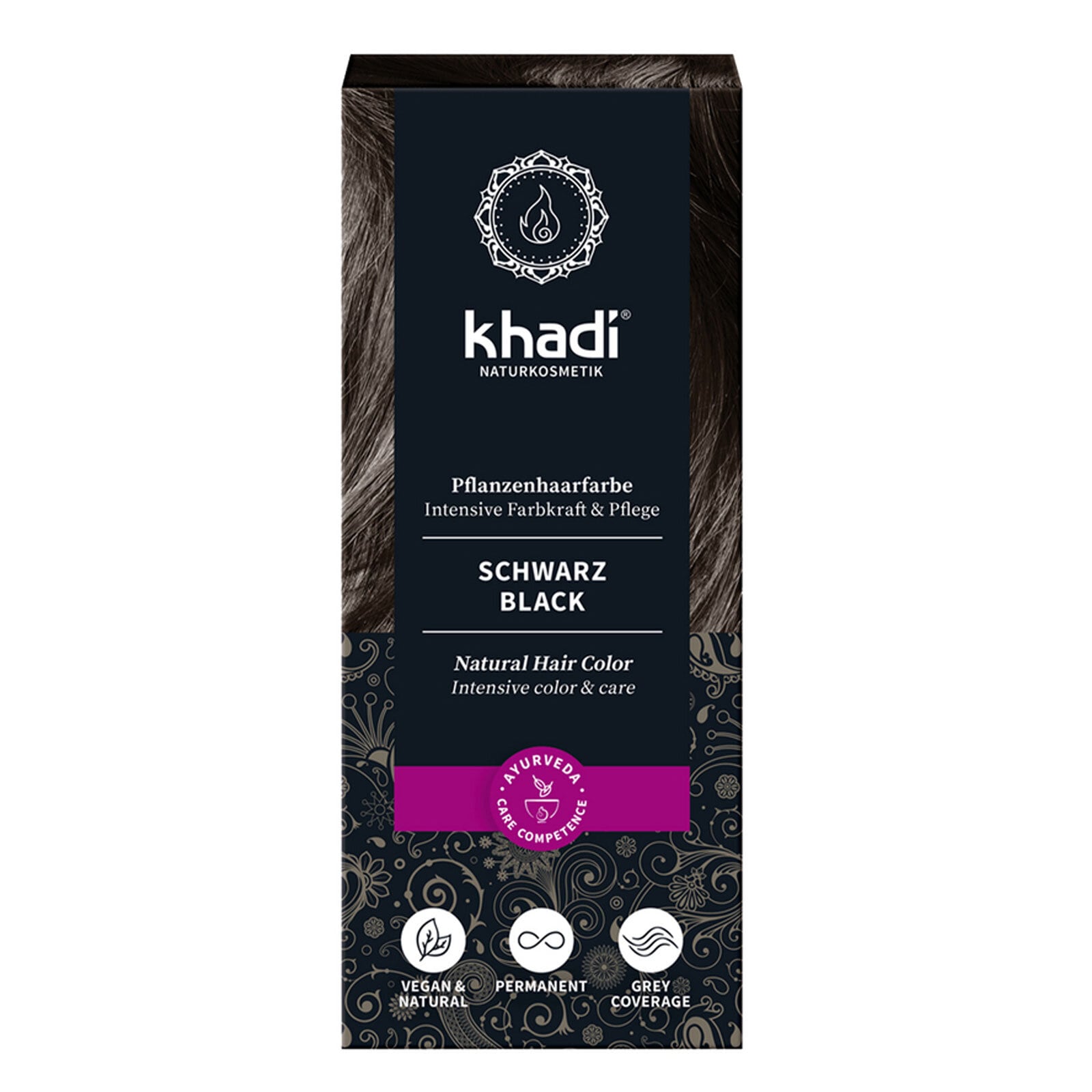 Khadi Hiusväri Black