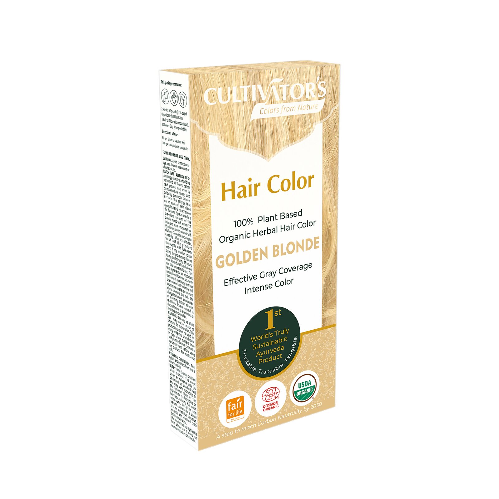 Cultivator's Organic Herbal Hair Color Hiusväri, Golden Blonde