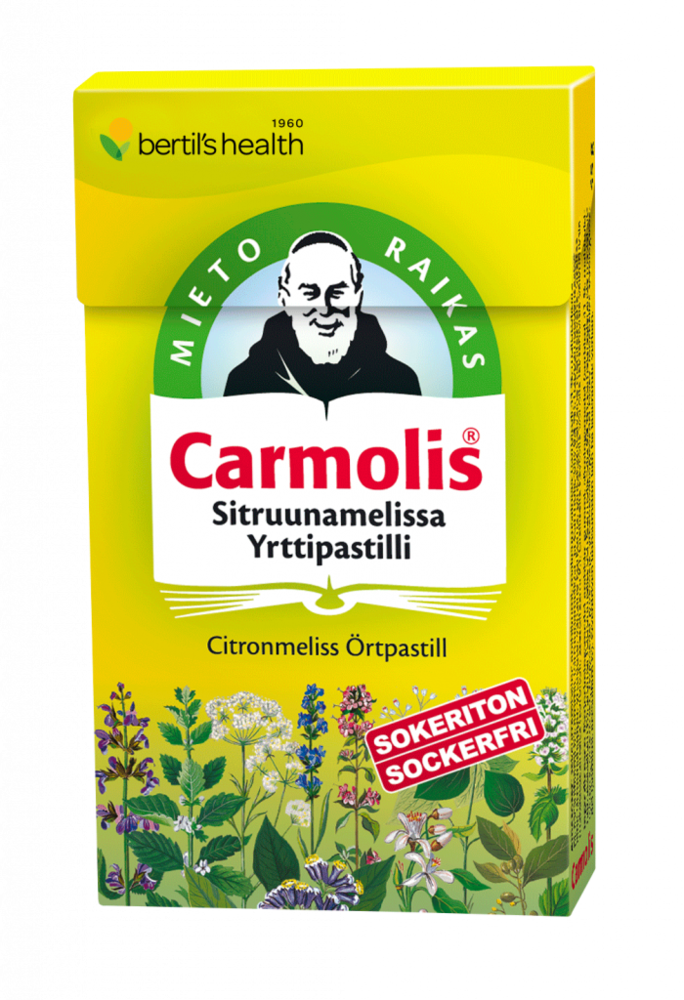 Carmolis yrttipastilli Sitruunamelissa