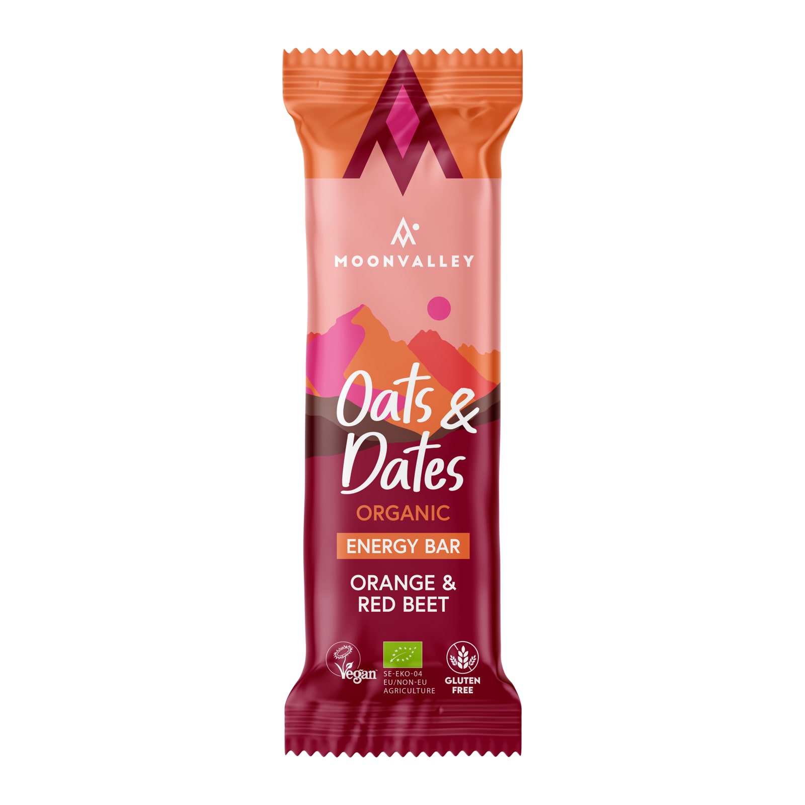 Moonvalley Oats & Dates Energiapatukka Red Beets & Orange