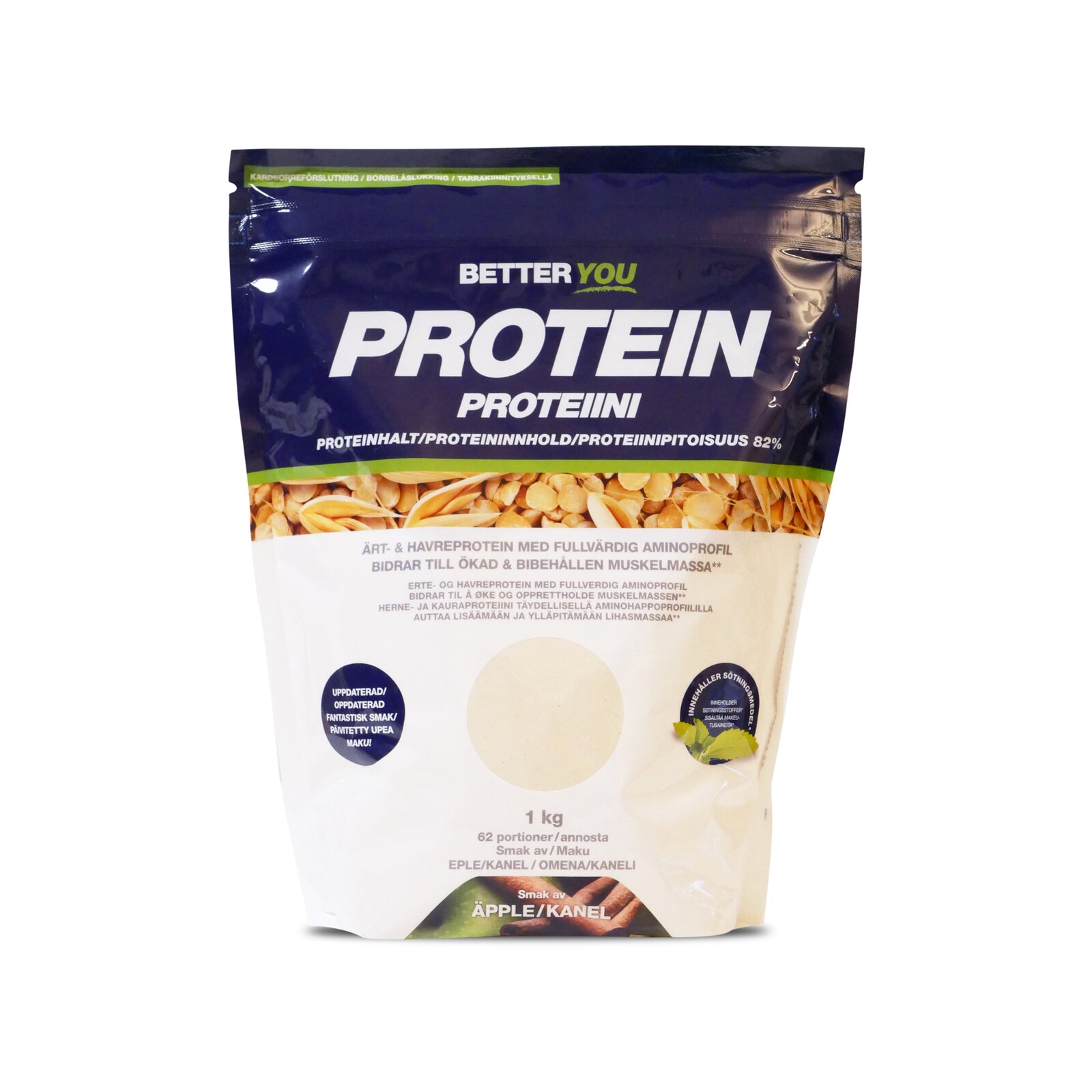 Better You Herneproteiini ja kauraproteiini - Omena/Kaneli