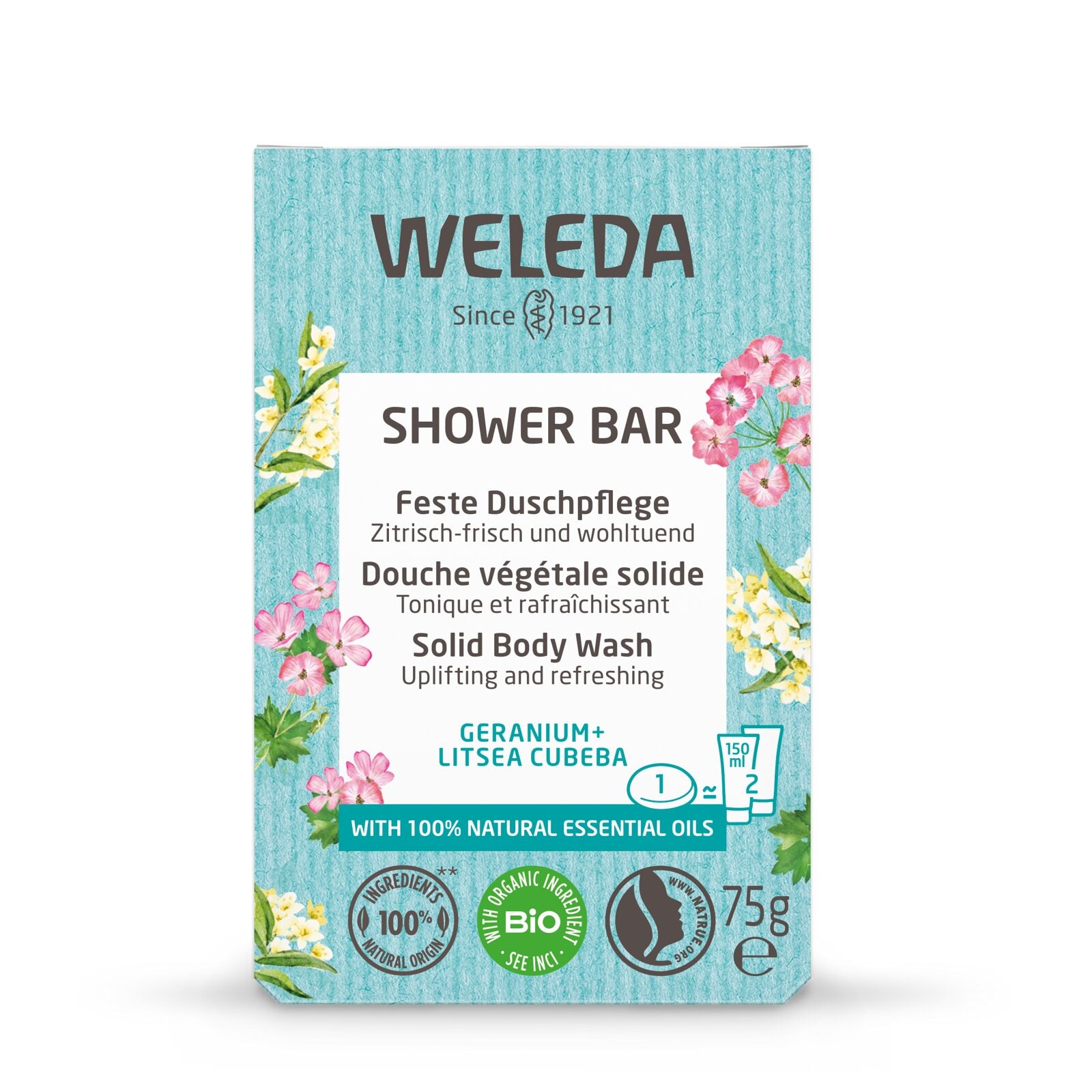 Weleda Shower Bar Gera Litse 