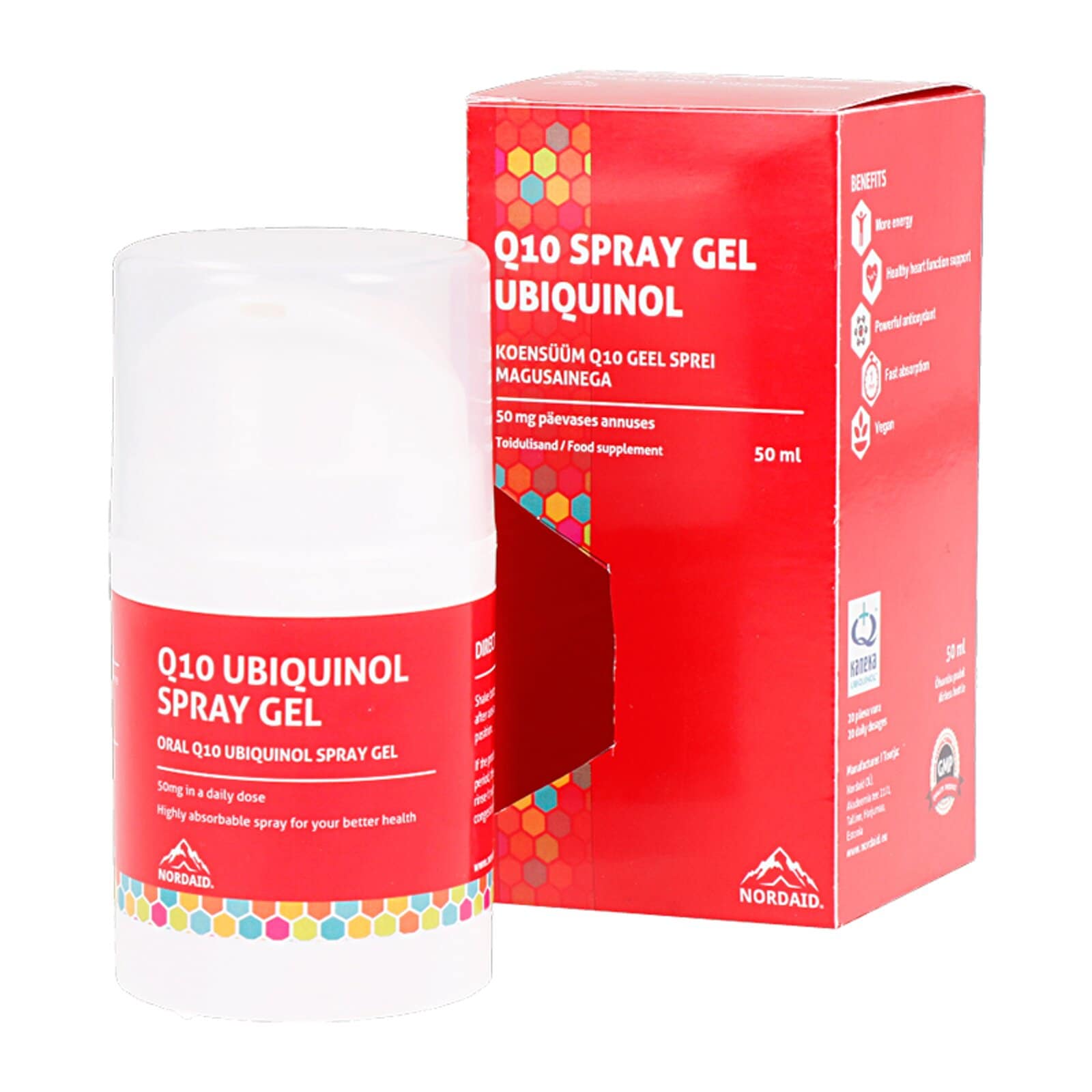 Nordaid Ubikinoli Geeli 50 ml