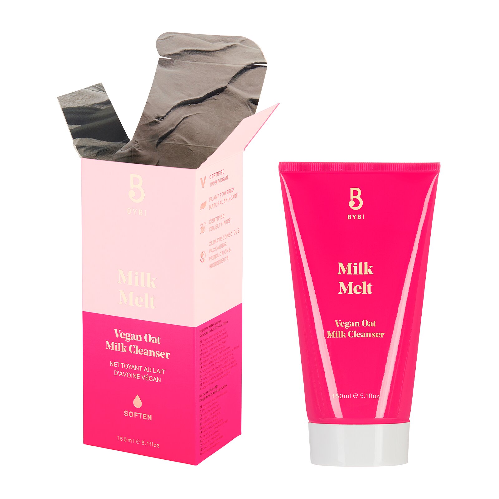 BYBI Milk Melt Vegan Oat Cleanser puhdistusvoide