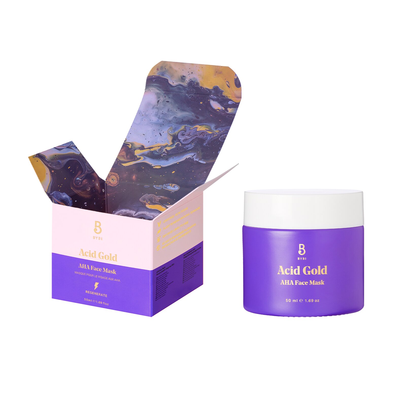 BYBI Acid Gold Aha Face Mask kasvonaamio