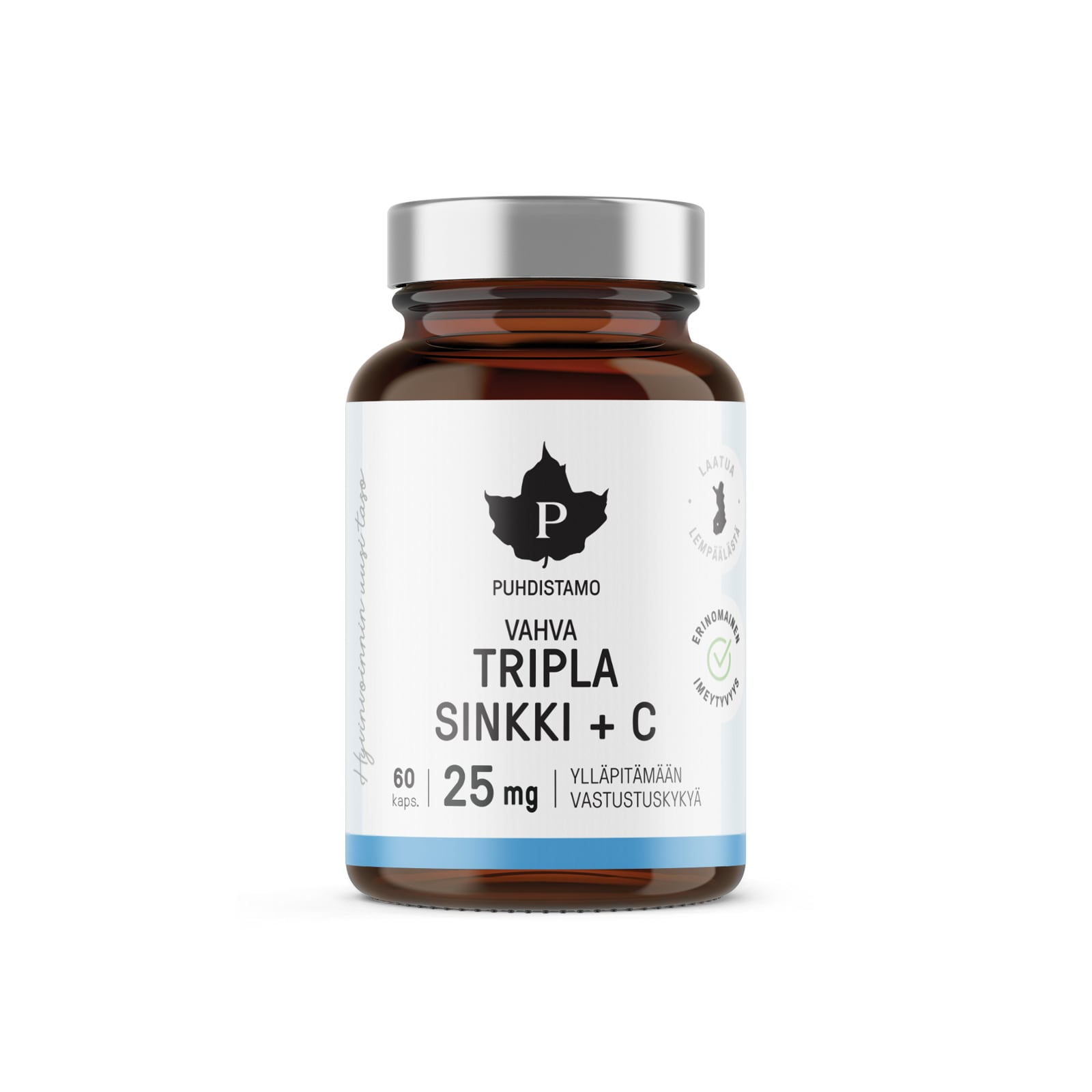 Puhdistamo Tripla Sinkki 60 kaps