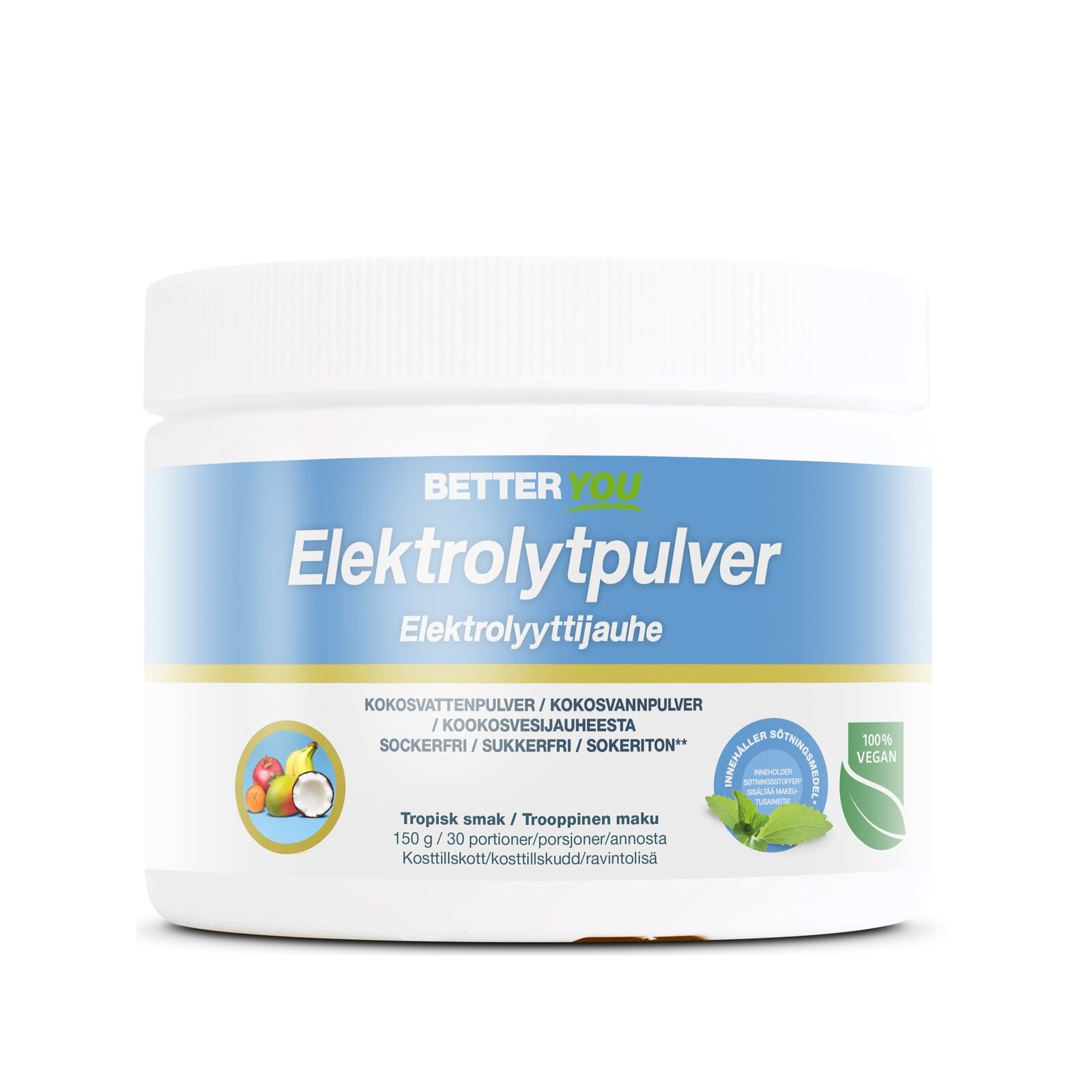 Better You Elektrolyyttijauhe 150 g  - Trooppinen