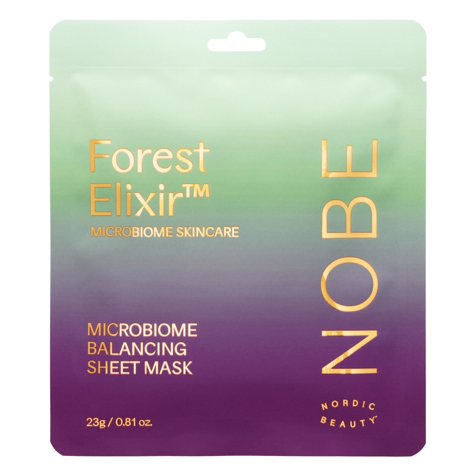 NOBE Microbiome Balancing Sheet Mask kangasnaamio