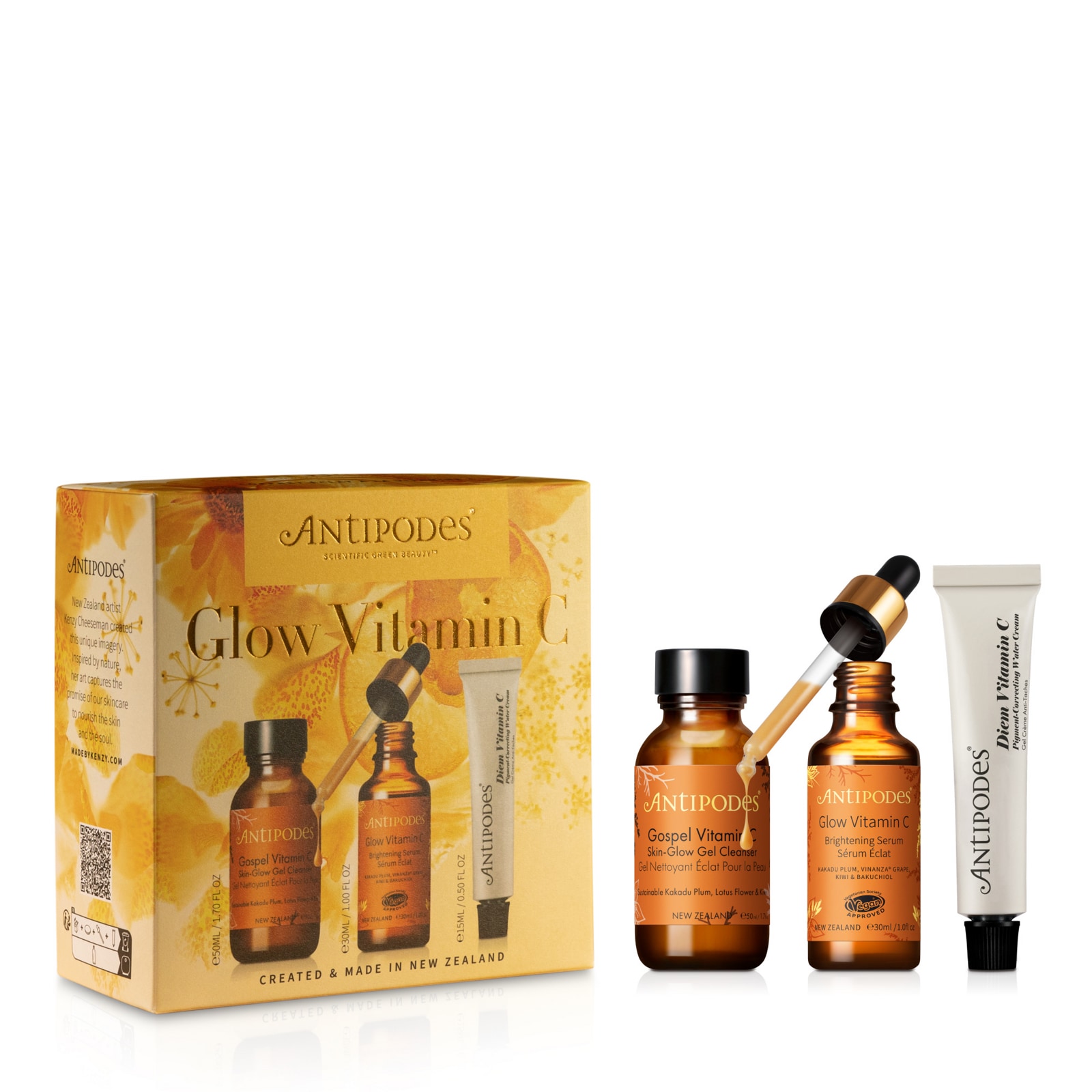 Antipodes Set Glow Vit C Skincare 