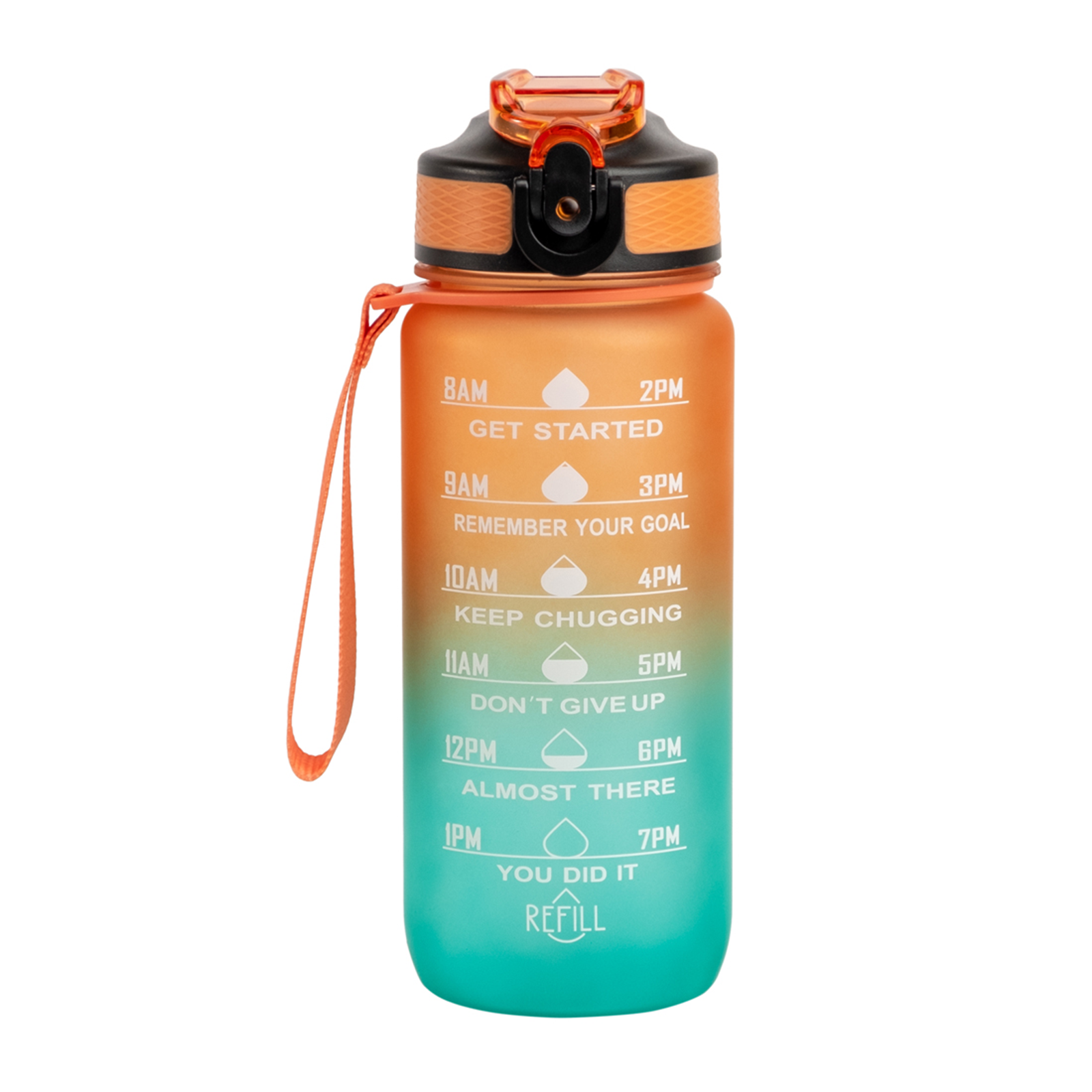 Motivaatiopullo oranssi 600 ml 