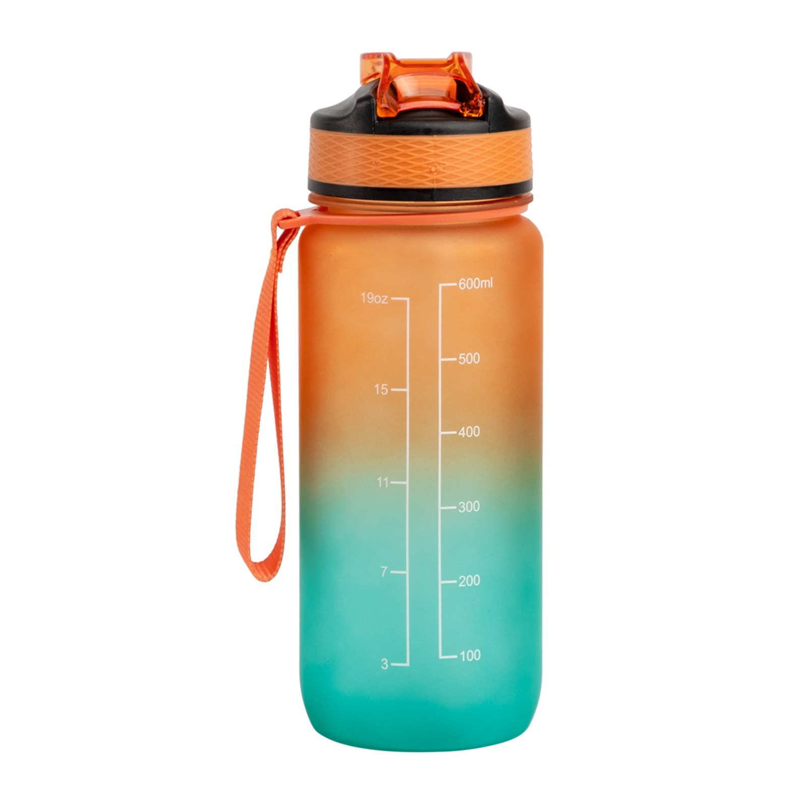 Motivaatiopullo oranssi 600 ml 
