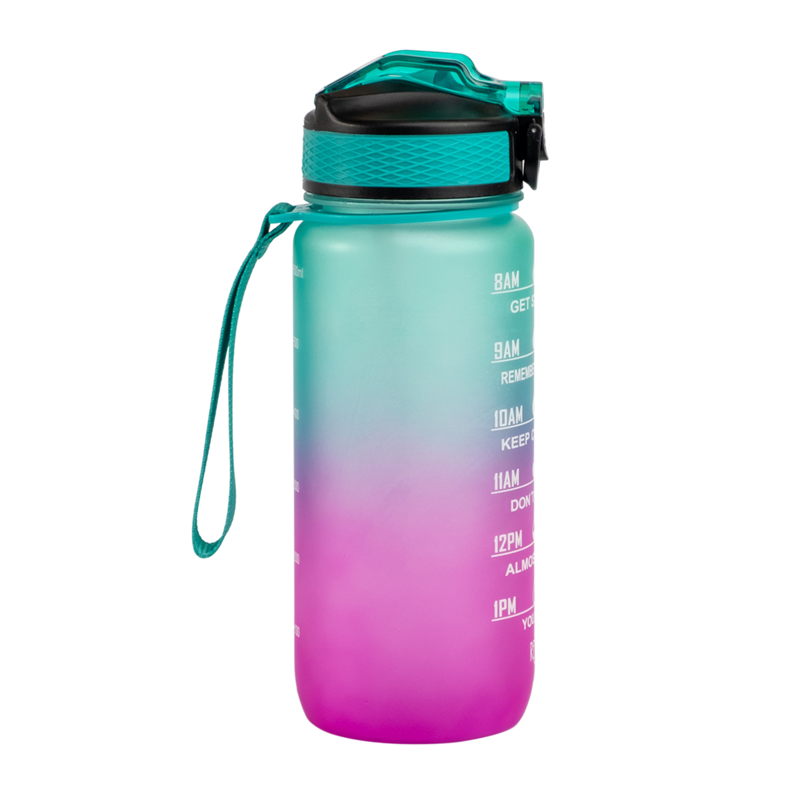 Motivaatiopullo violetti/turkoosi 600 ml 