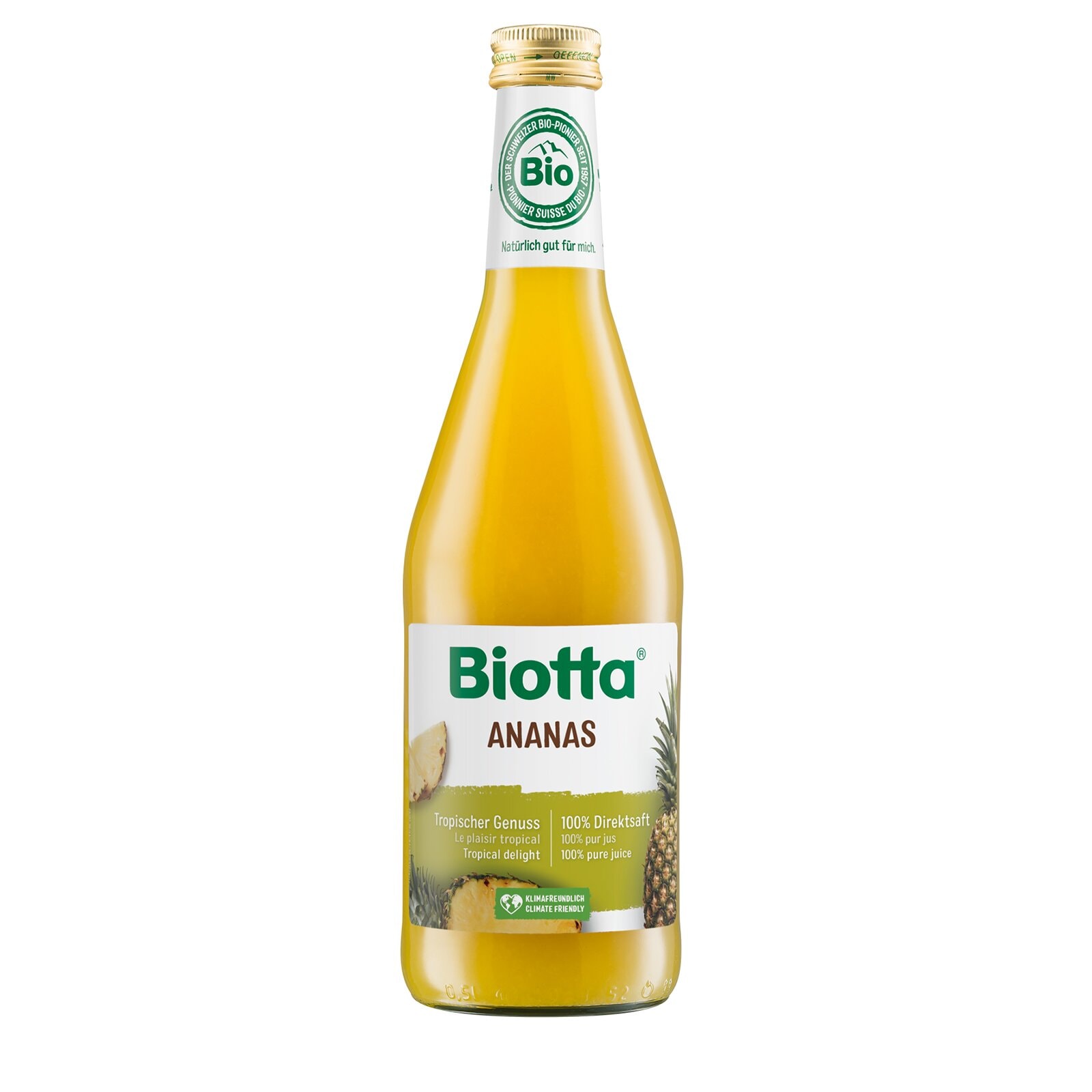 Biotta Ananas Luomu-ananastäysmehu