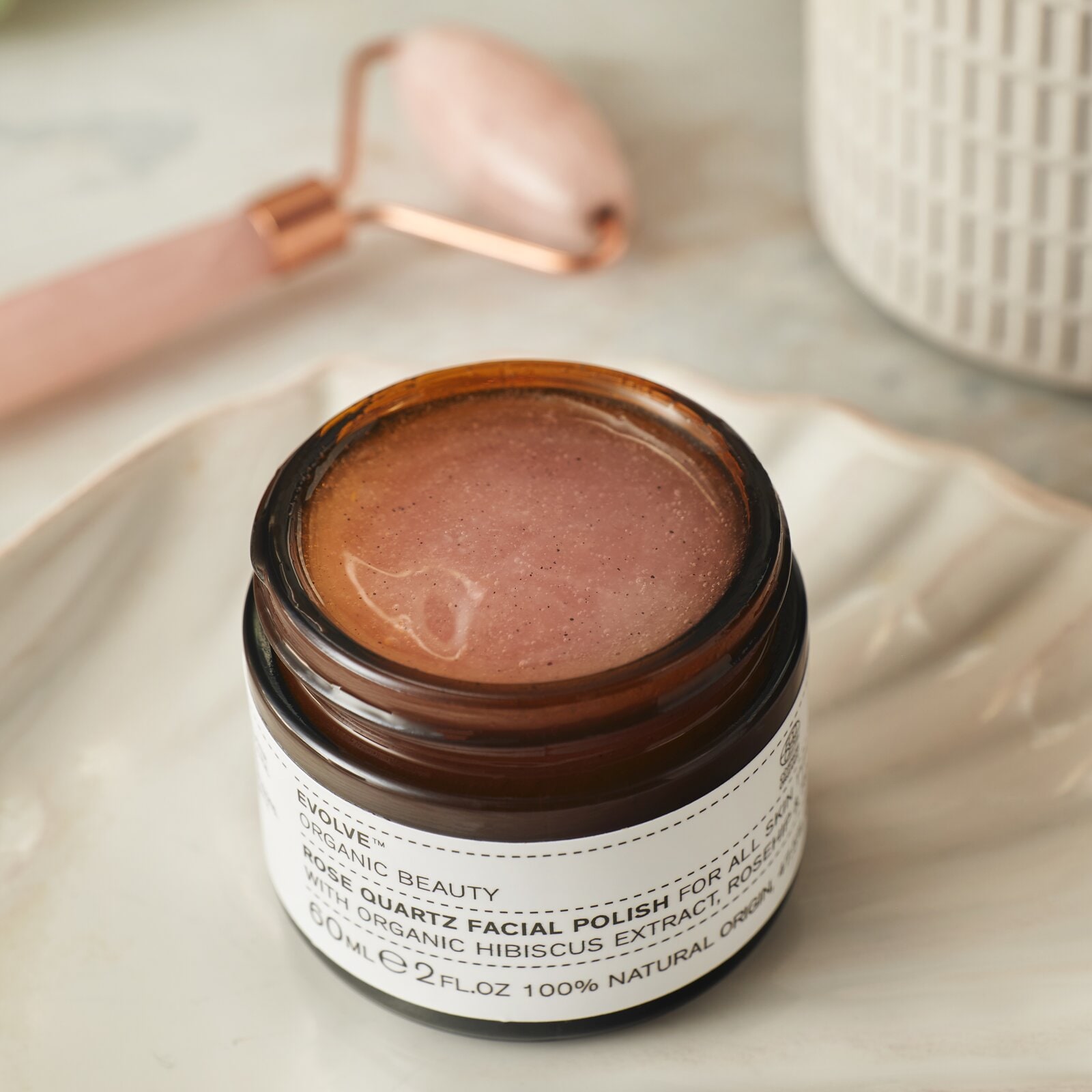 Evolve Rose Quartz Facial Polish