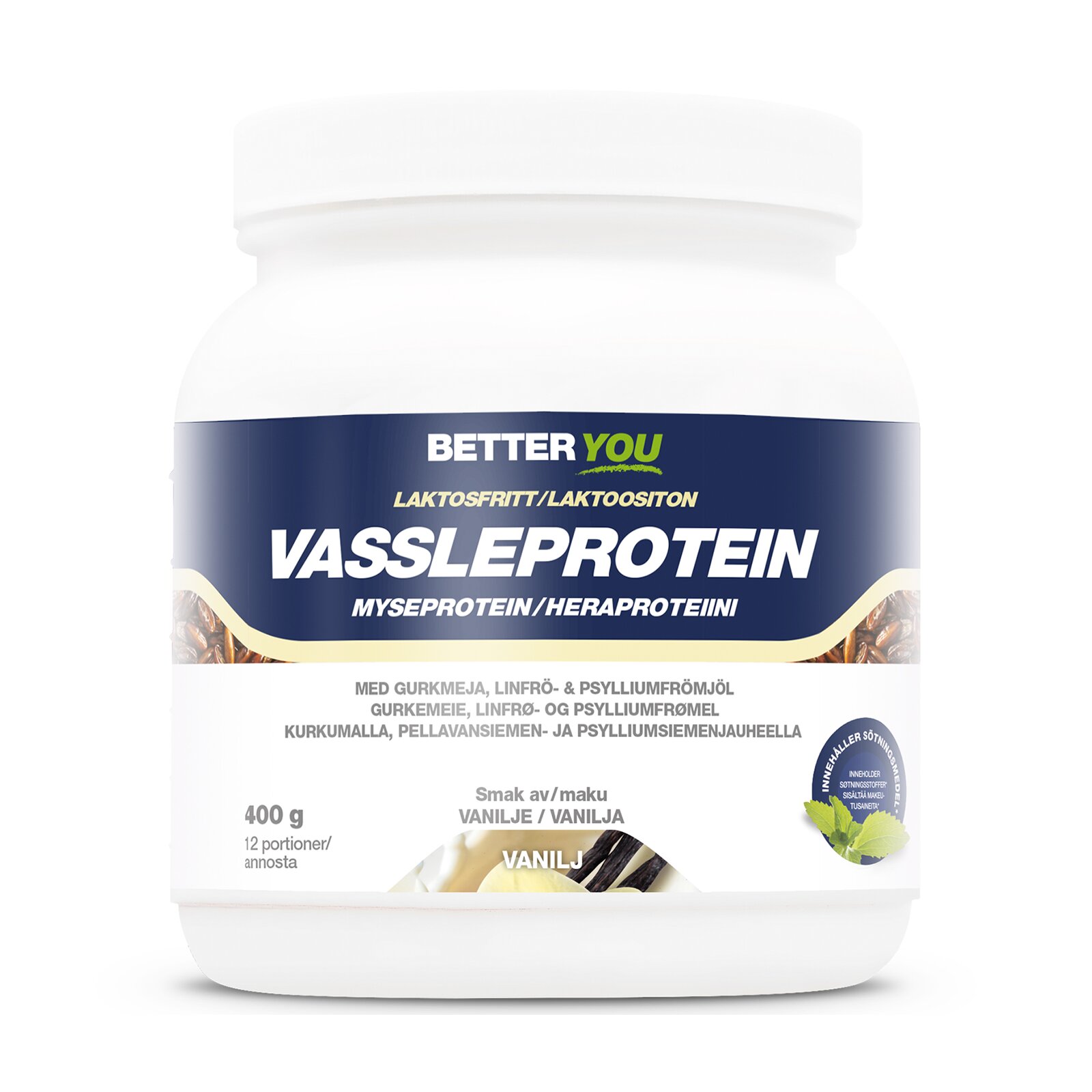 Better You Laktoositon heraproteiini - Vanilja