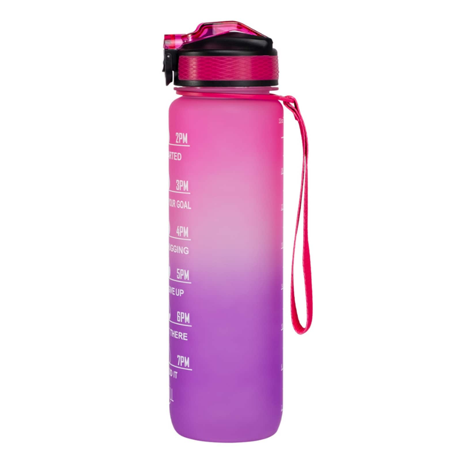 Motivaatiopullo vaaleanpunainen violetti 1000ml