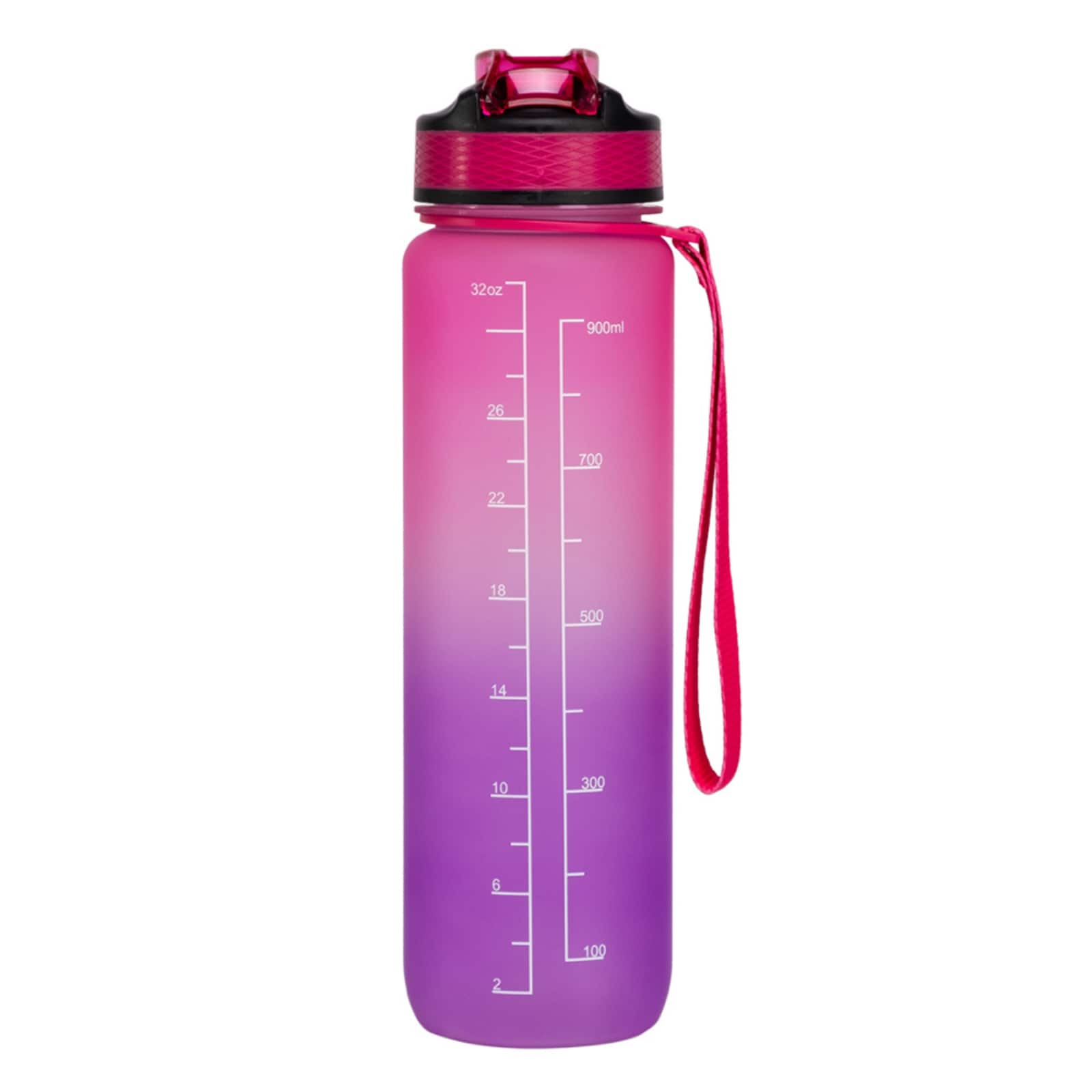 Motivaatiopullo vaaleanpunainen violetti 1000ml