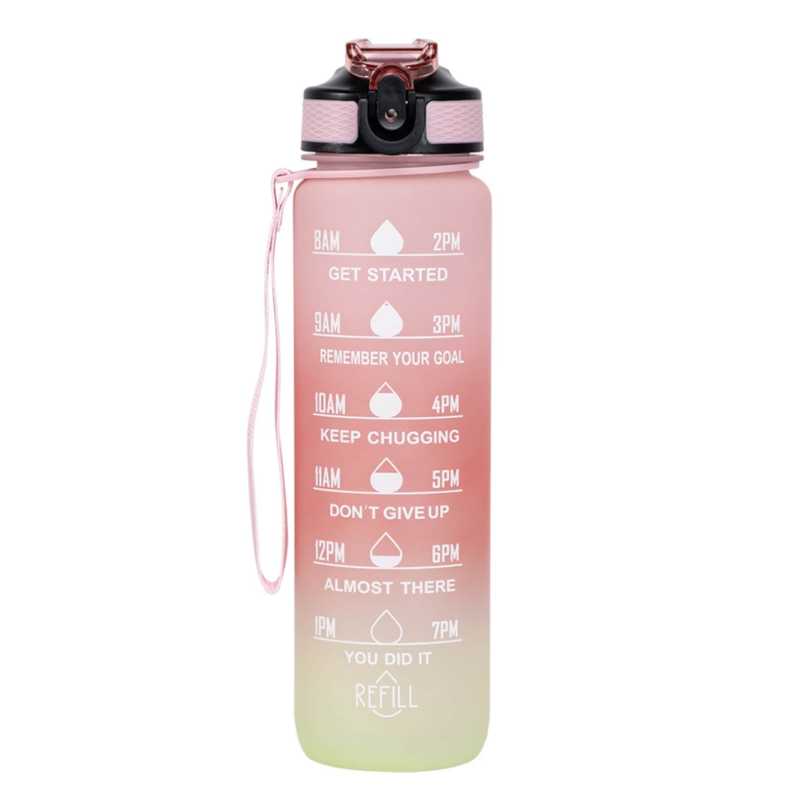 Motivaatiopullo persikka multi 1000ml