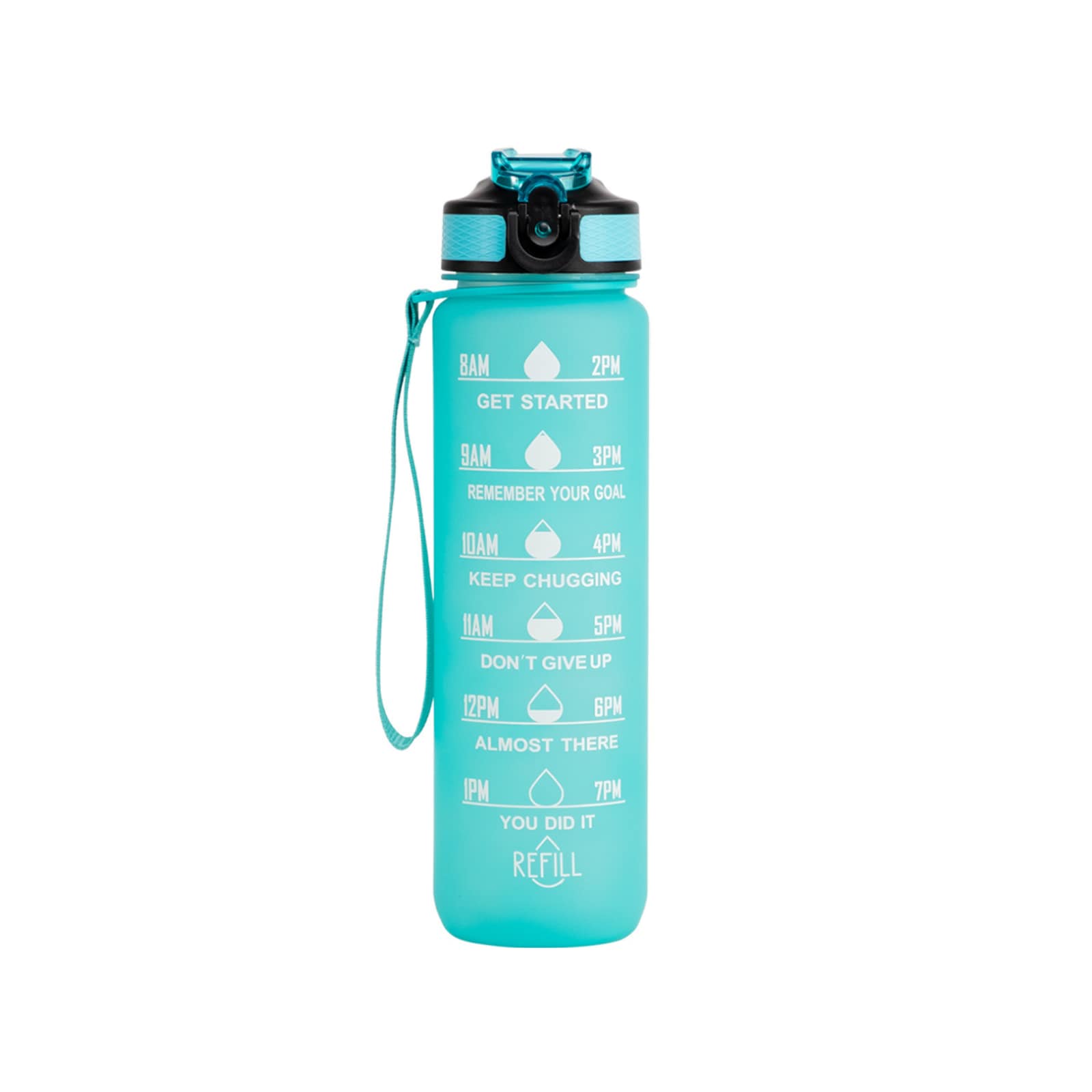Motivaatiopullo Vaaleansininen 1000 ml