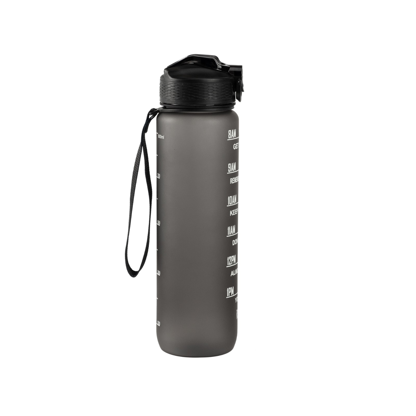 Motivaatiopullo musta 1000 ml
