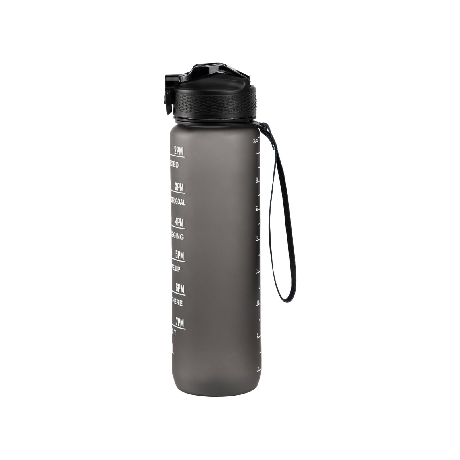 Motivaatiopullo musta 1000 ml