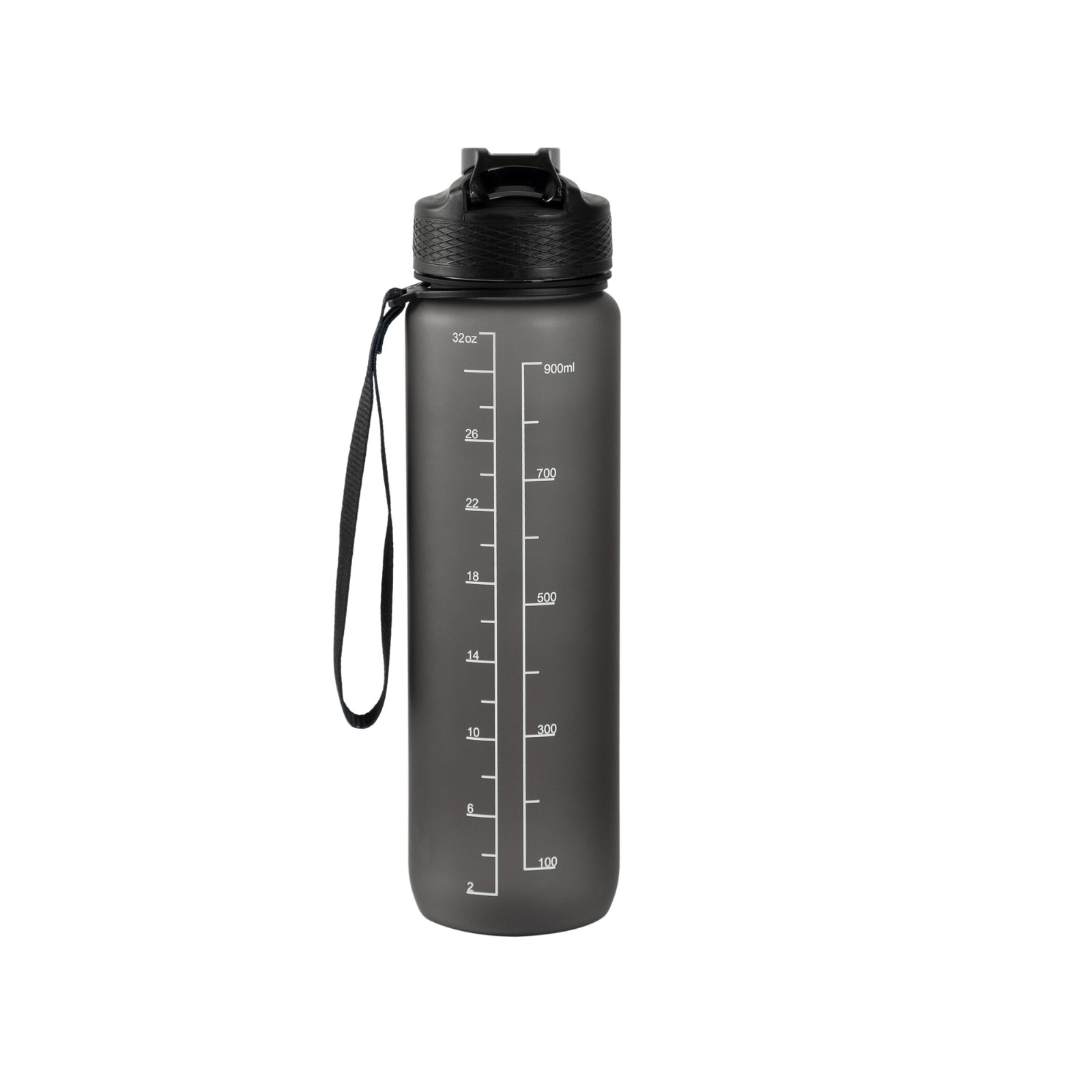 Motivaatiopullo musta 1000 ml
