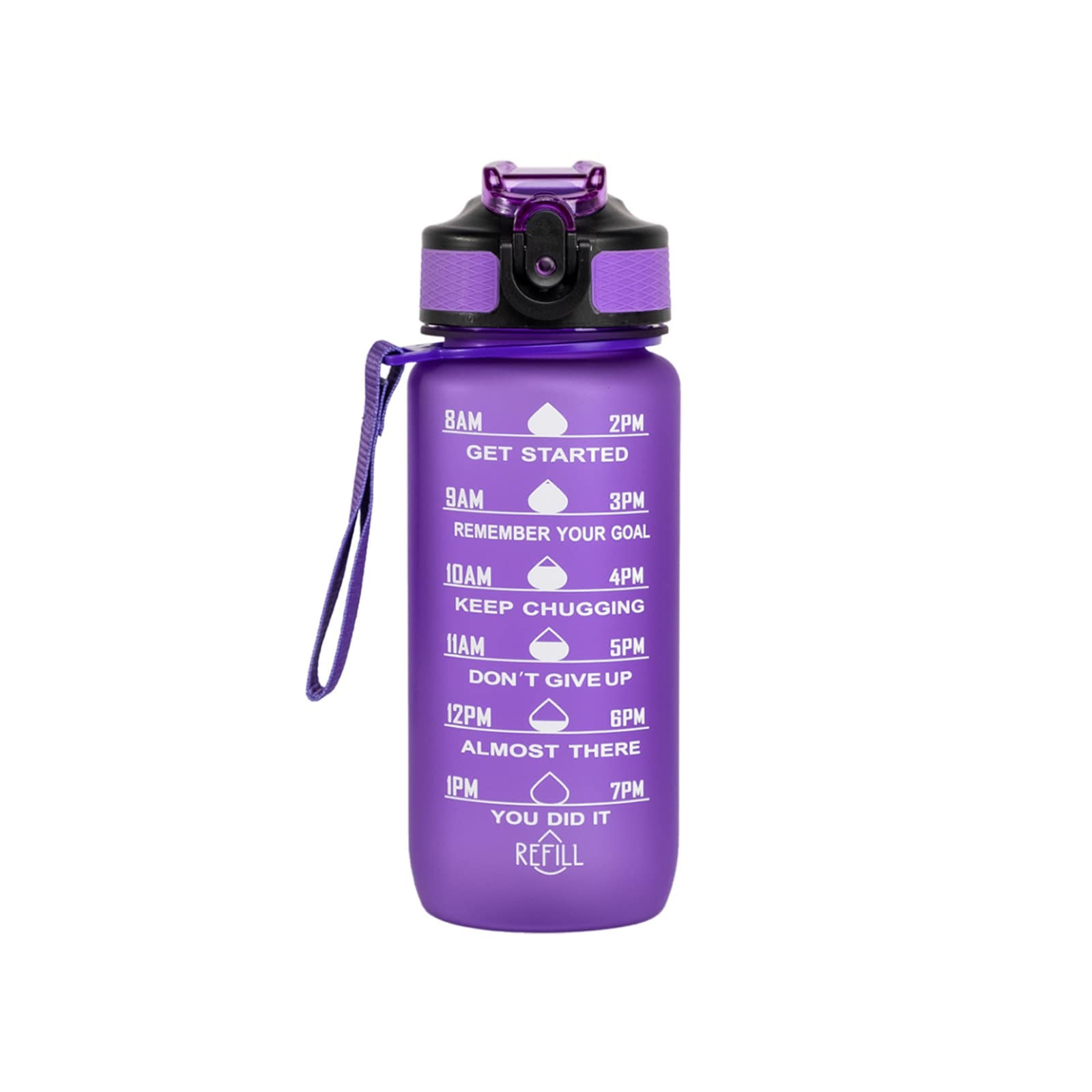 Motivaatiopullo Violetti 600 ml 
