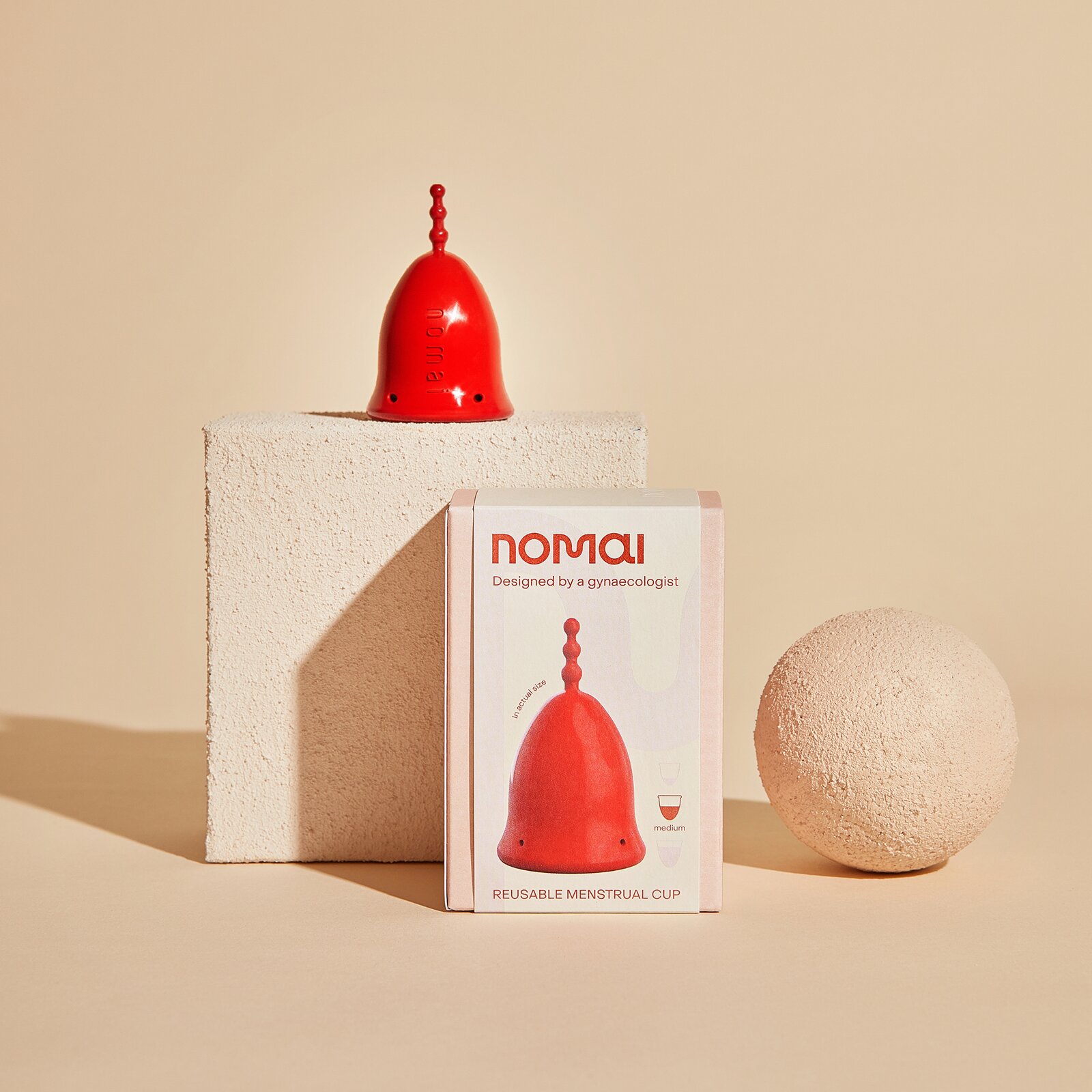 Nomai Kuukuppi M-koko, punainen