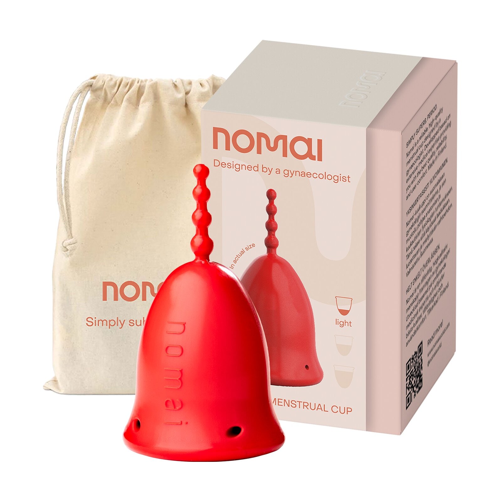 Nomai Kuukuppi S-koko, punainen