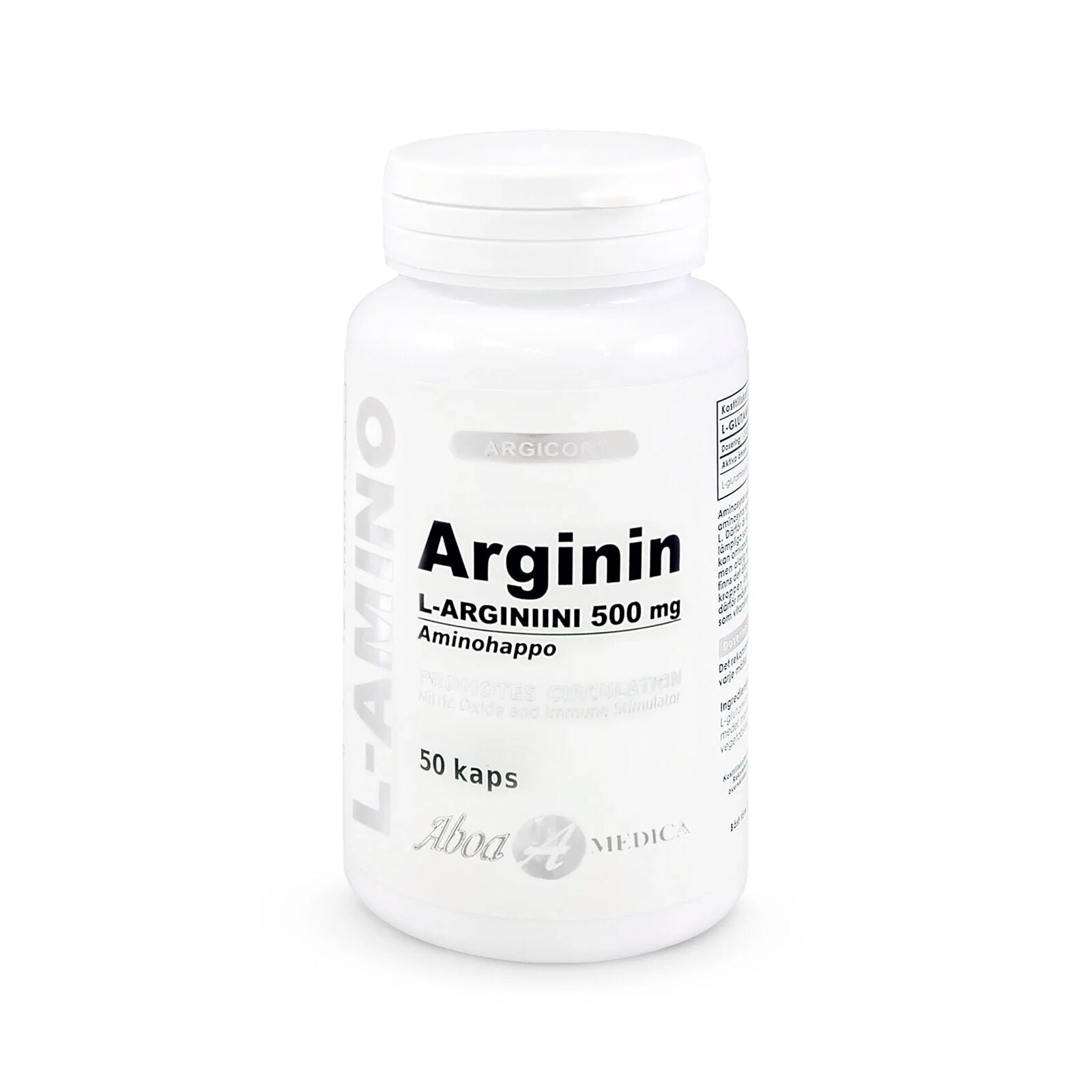 L-arginiini 500 mg 50 kaps