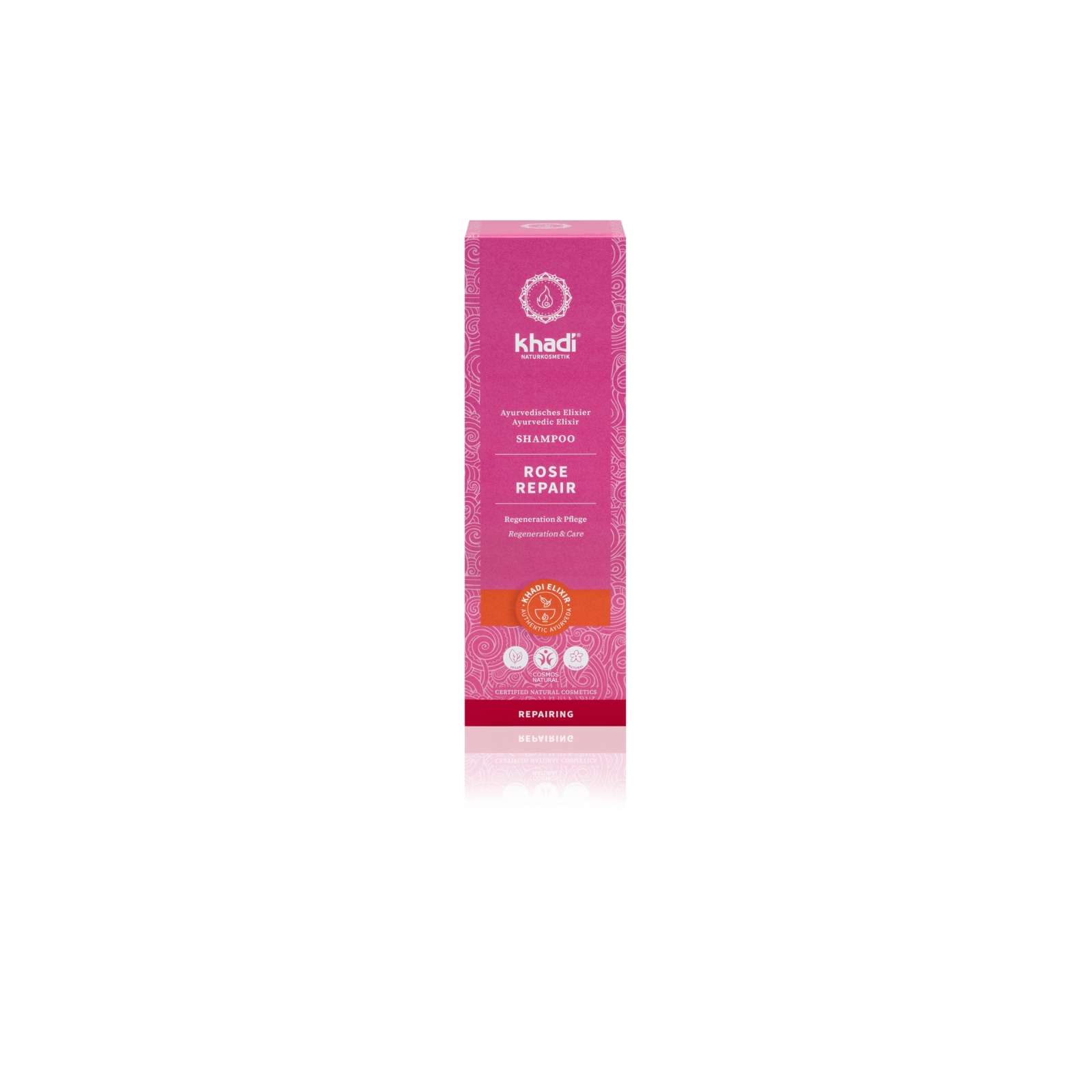 Khadi Korjaava ja vahvistava Rose-shampoo