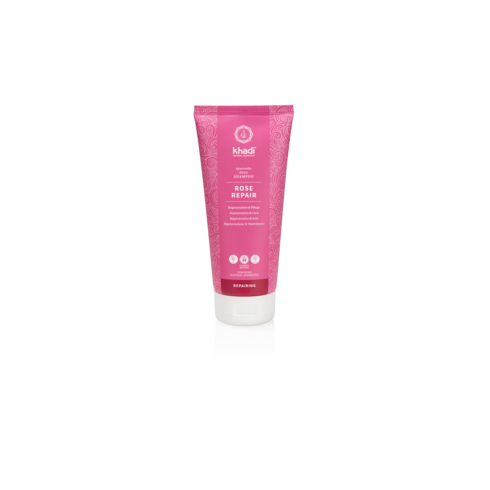 Khadi Korjaava ja vahvistava Rose-shampoo